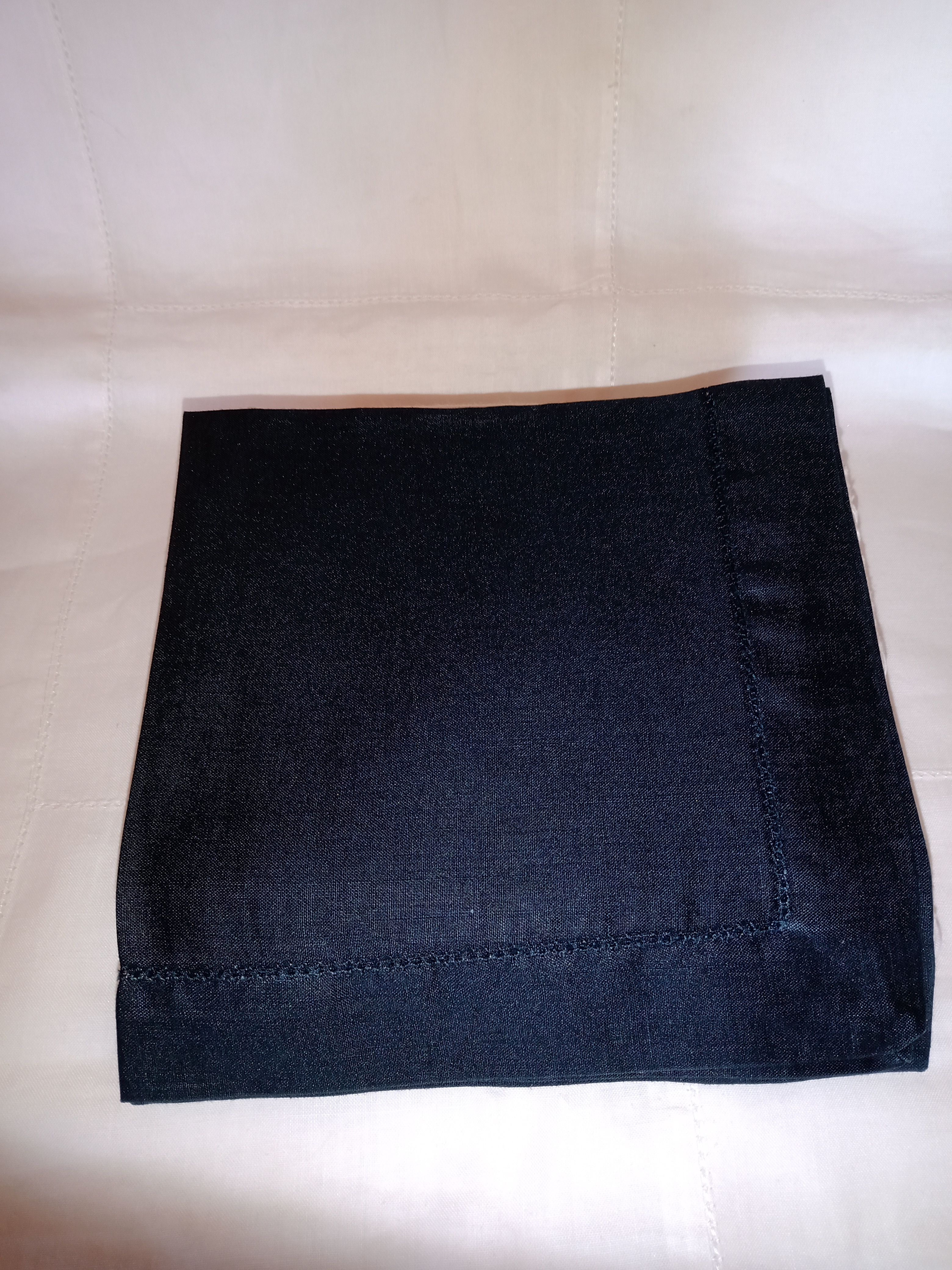 GUARDANAPO PONTO AJOUR 50X50 PRETO